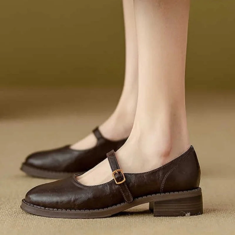 Karen | Classic Comfort Mary Janes Made Of Leather