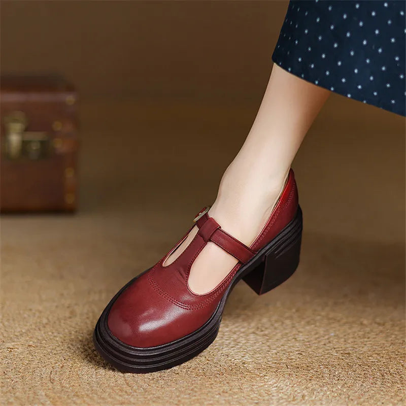 Judith | Chunky Pumps Mary Janes