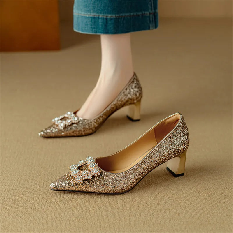 Cynthia | Glitter Pumps