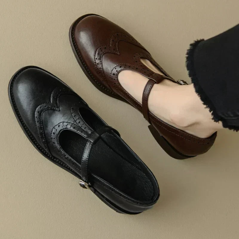 Carol | Elegant T-Strap Mary Janes