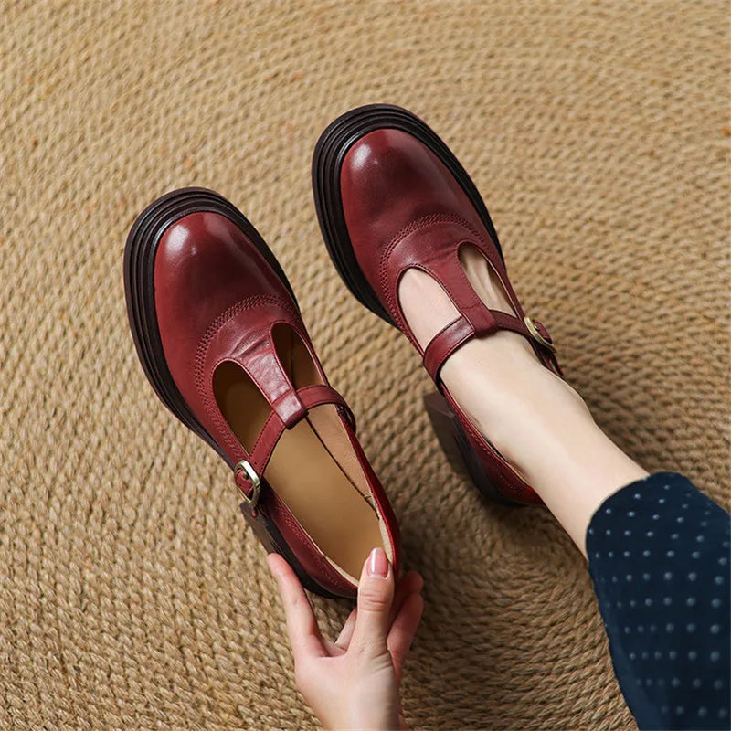 Judith | Chunky Pumps Mary Janes