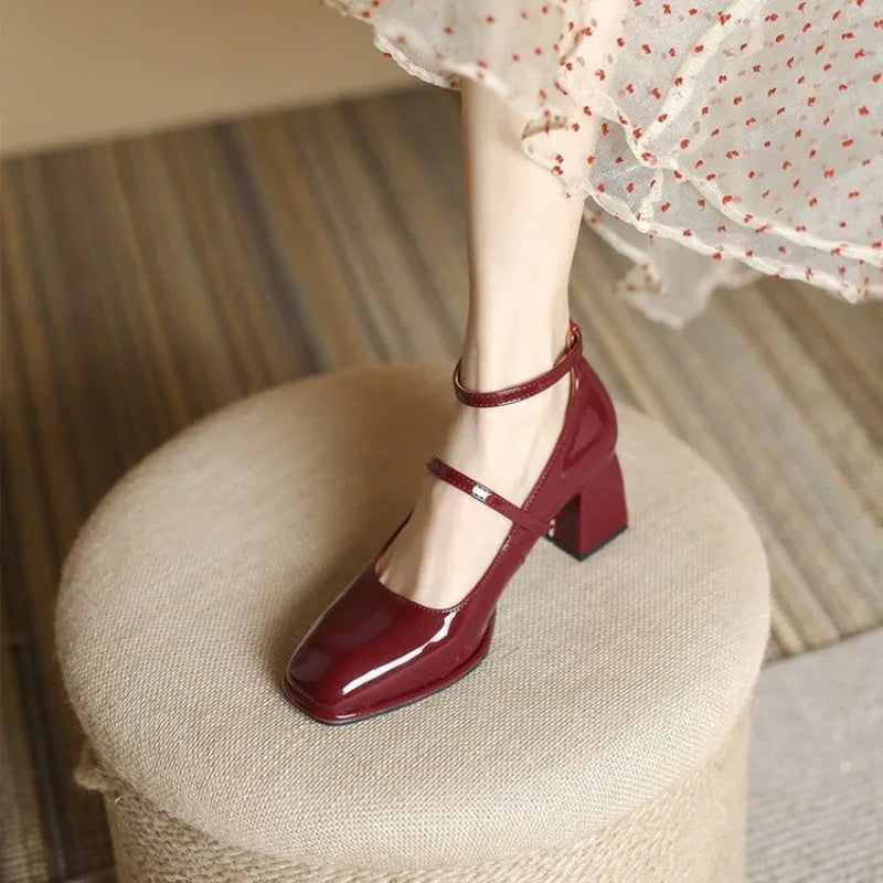 Bethany | Elegant Ankle-Strap Pumps