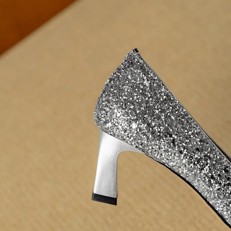 Cynthia | Glitter Pumps