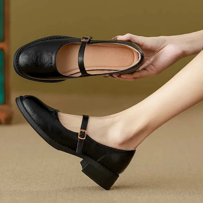 Karen | Classic Comfort Mary Janes Made Of Leather