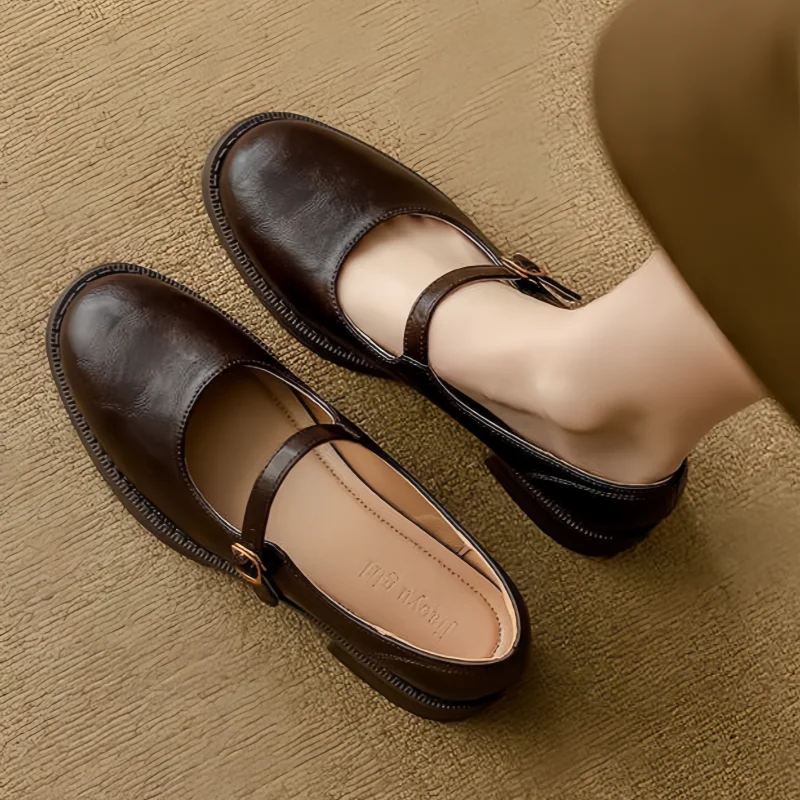 Karen | Classic Comfort Mary Janes Made Of Leather