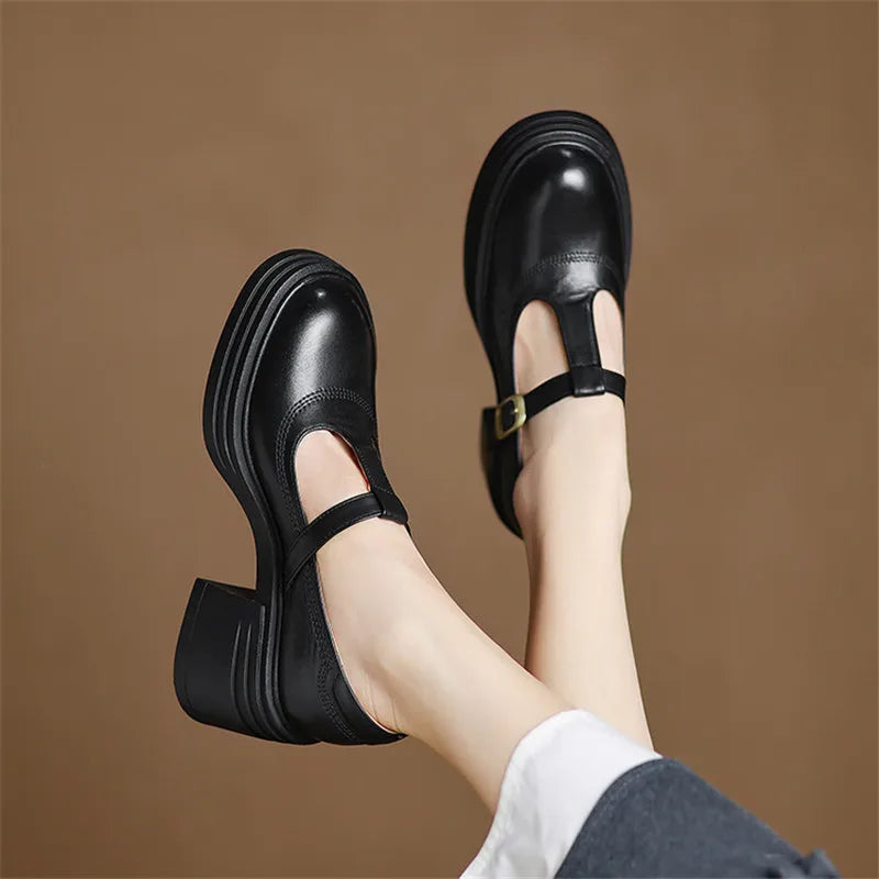 Judith | Chunky Pumps Mary Janes