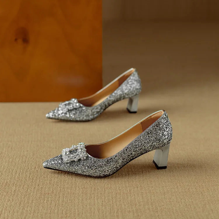 Cynthia | Glitter Pumps