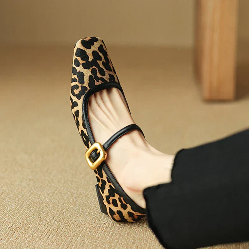 Harper | Luxe Leopard Mid-Heels