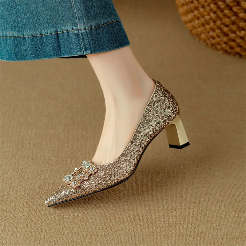 Cynthia | Glitter Pumps