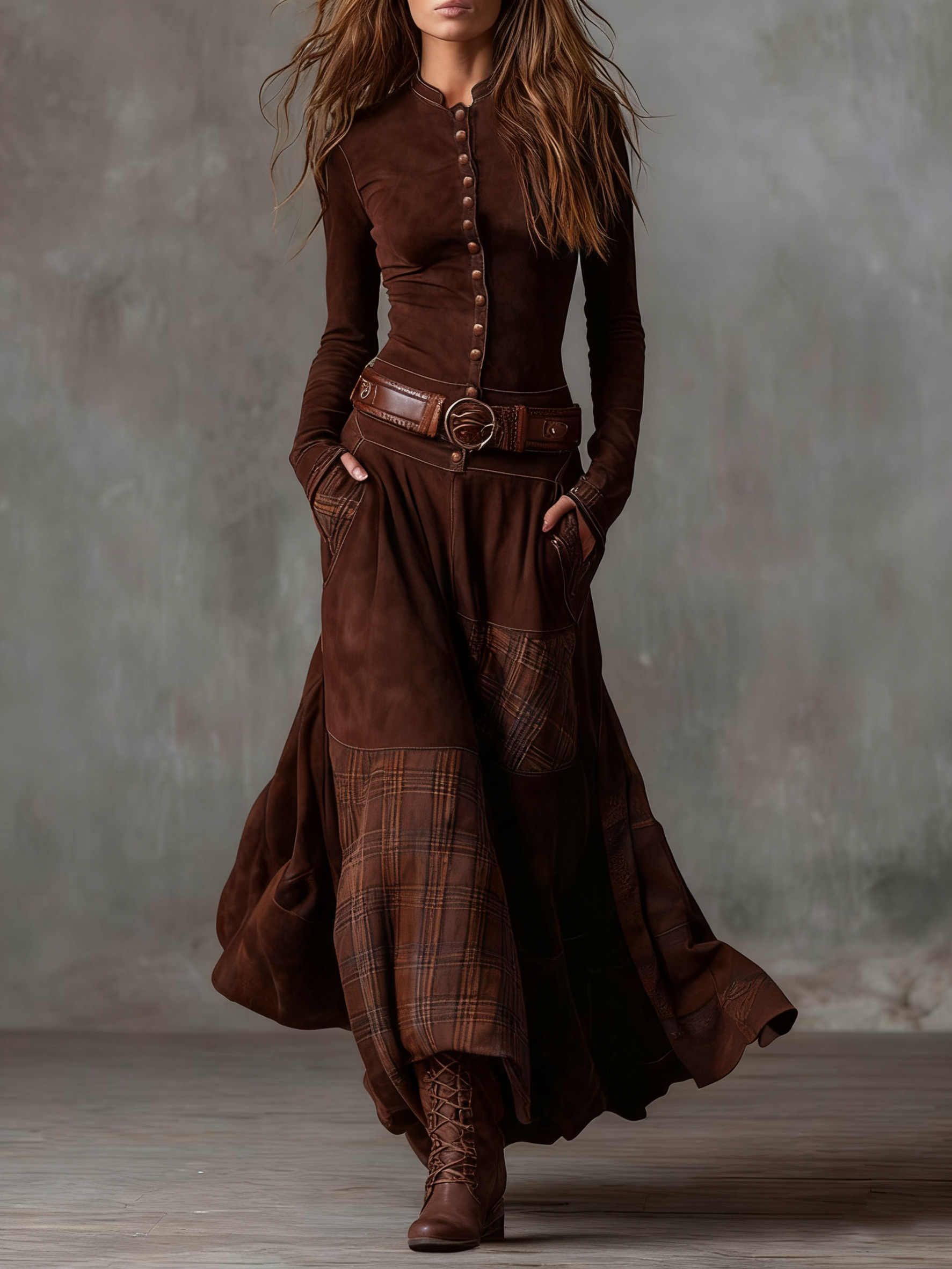 Margaret | Elegant Vintage Maxi Dress