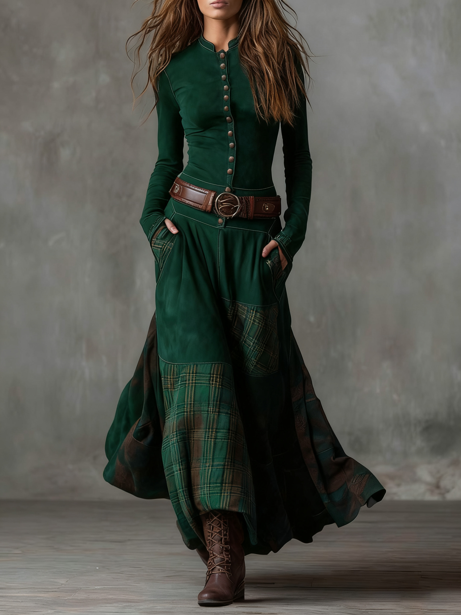 Margaret | Elegant Vintage Maxi Dress
