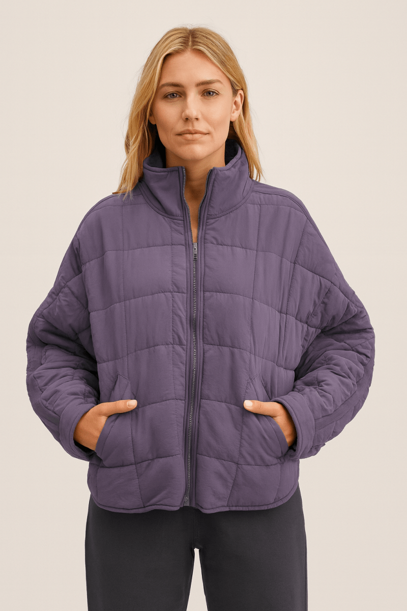 Lauren | Lightweight Compact Zip Puffer Jacket
