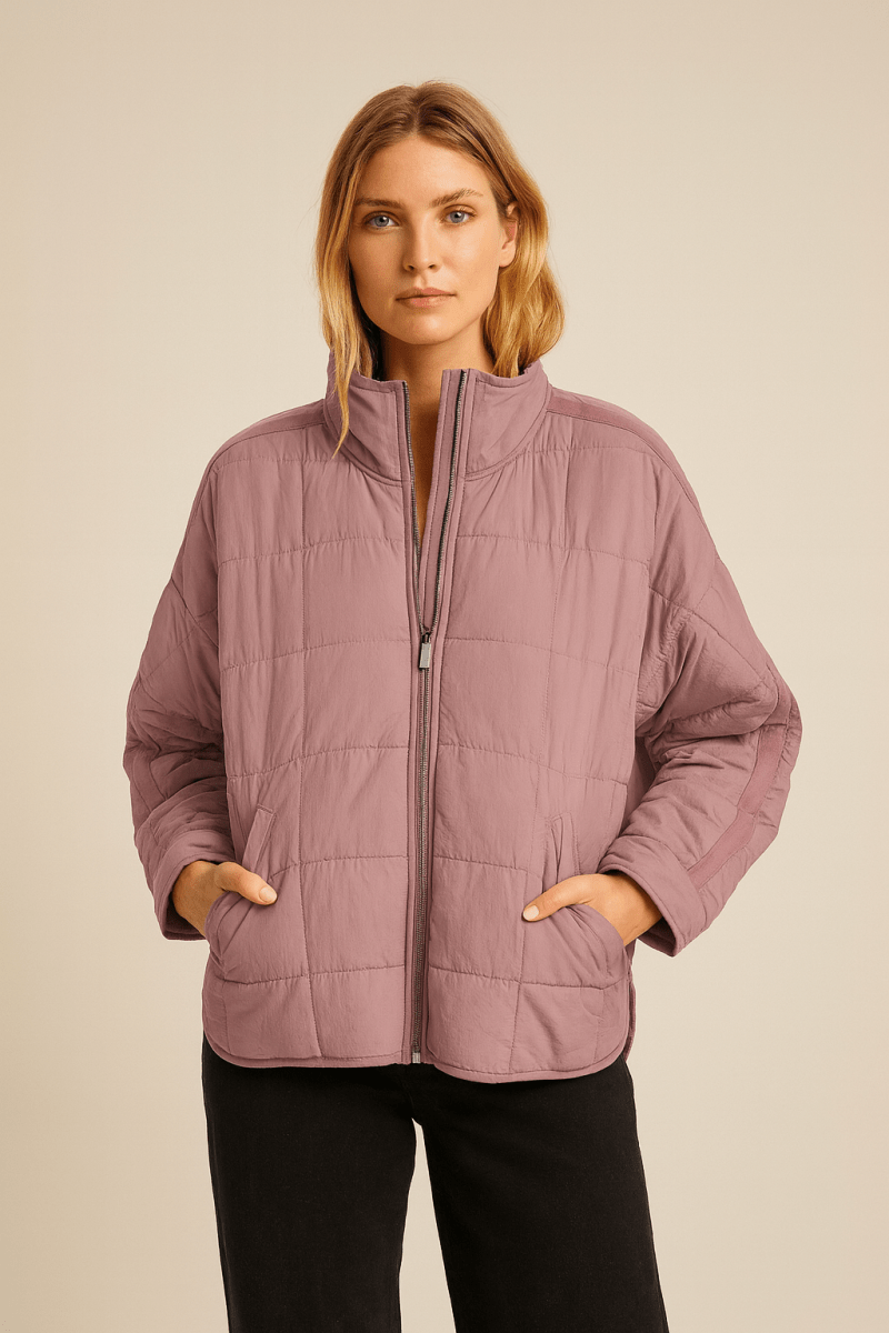 Lauren | Lightweight Compact Zip Puffer Jacket