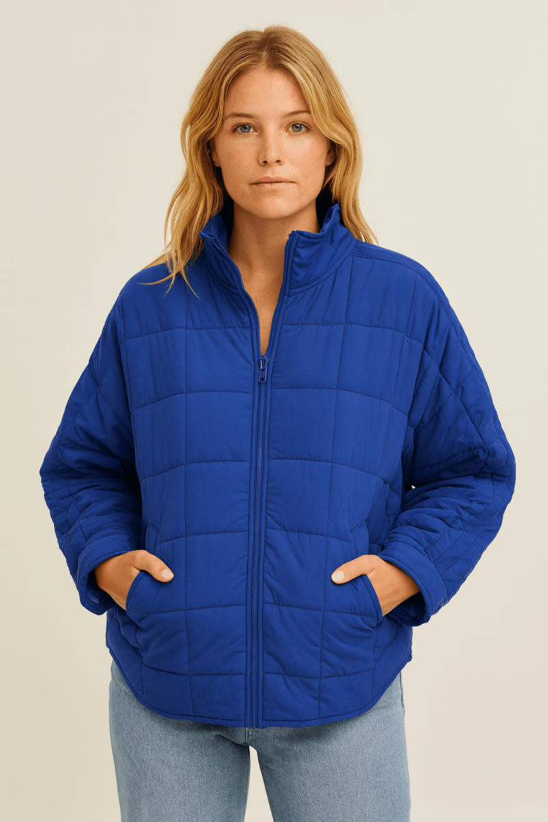 Lauren | Lightweight Compact Zip Puffer Jacket