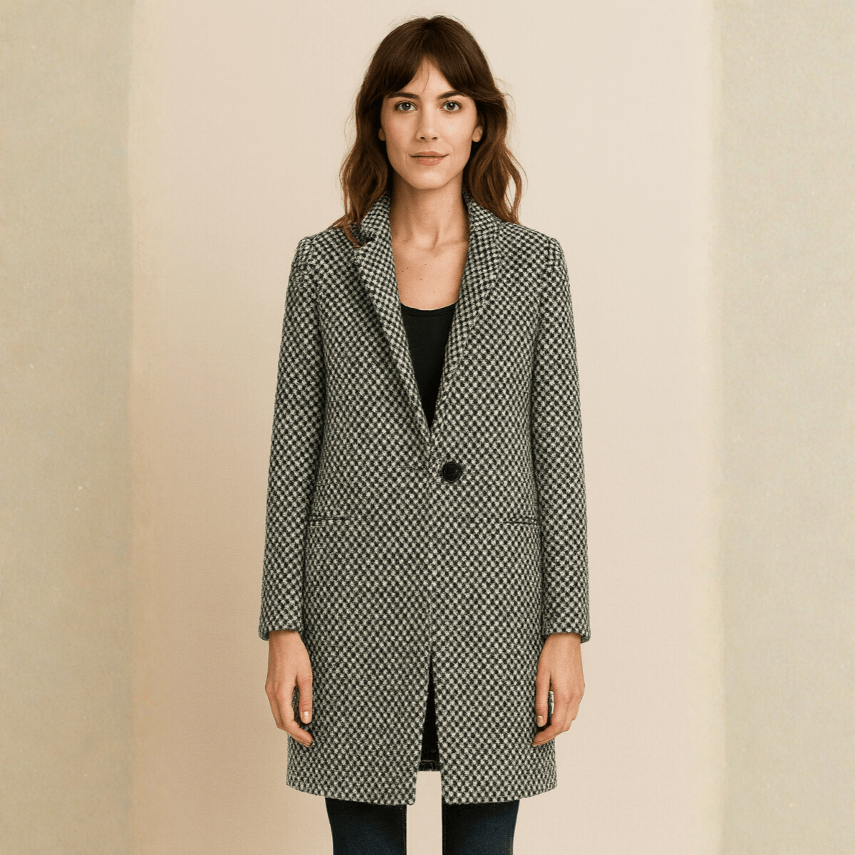Stephanie | Stylish Wool Coat for Autumn and Winter