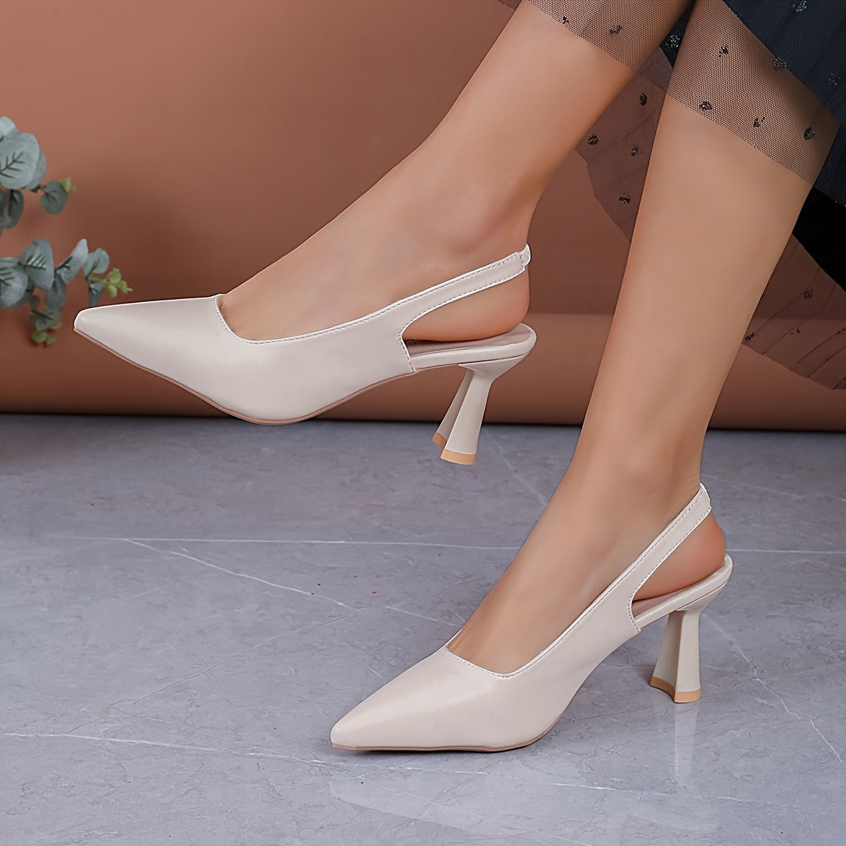 Ella | Elegant Slingback Heels