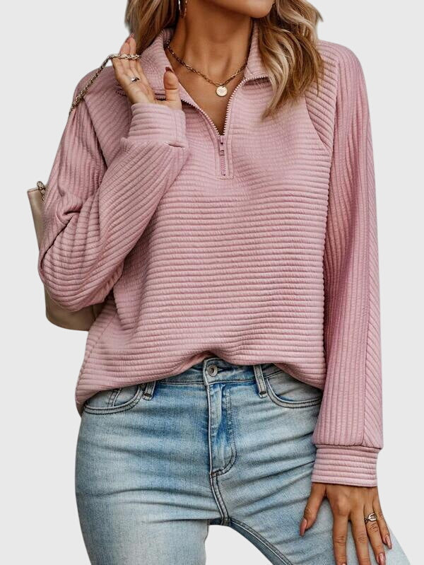 Crystal | Elegant Sweater with Zipper