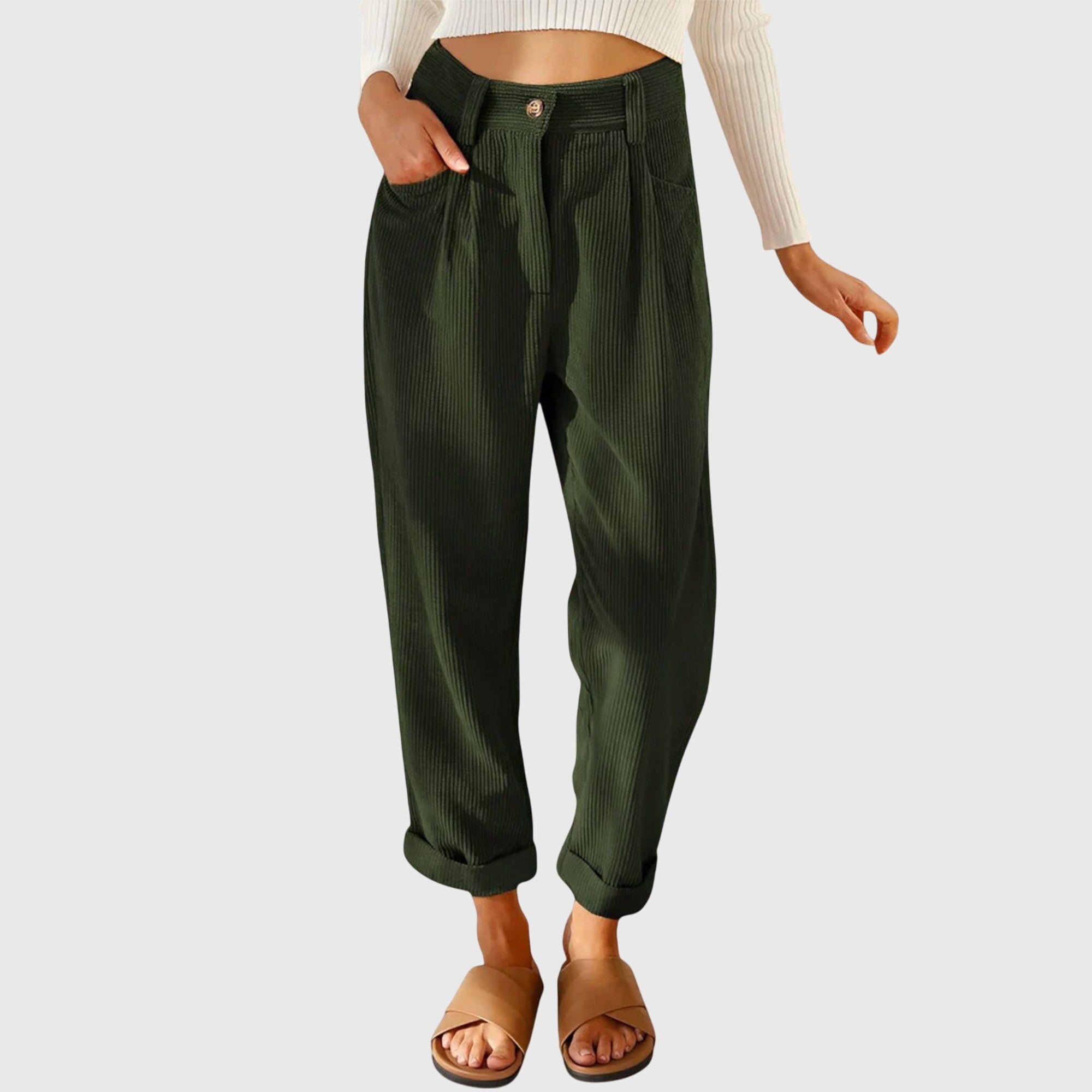 Chloe | Modern Cord Pants