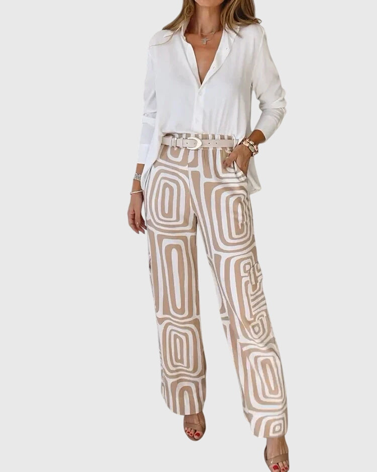 Victoria | Stylish Pants + Free Blouse & Belt