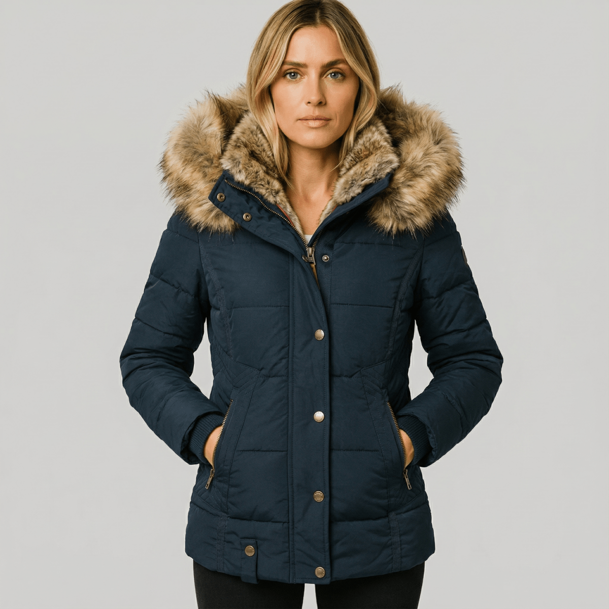 Katherine | Comfortable Warm Winter Fur Jacket