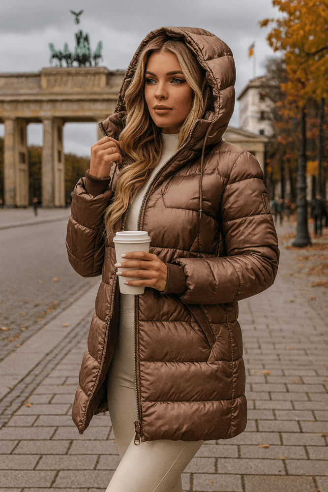 Rachel | Long Warm Quilet Jacket