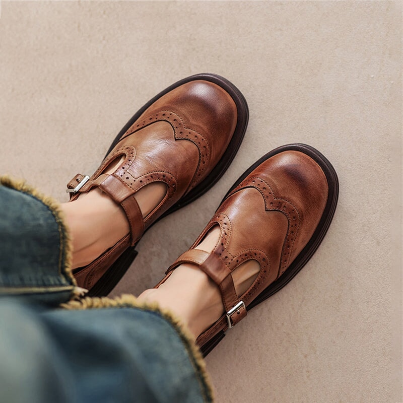 Hannah | Elegant Mary Janes Made Of Leather