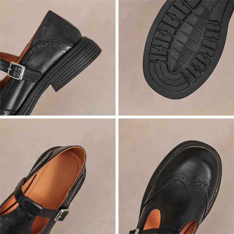 Hannah | Elegant Mary Janes Made Of Leather
