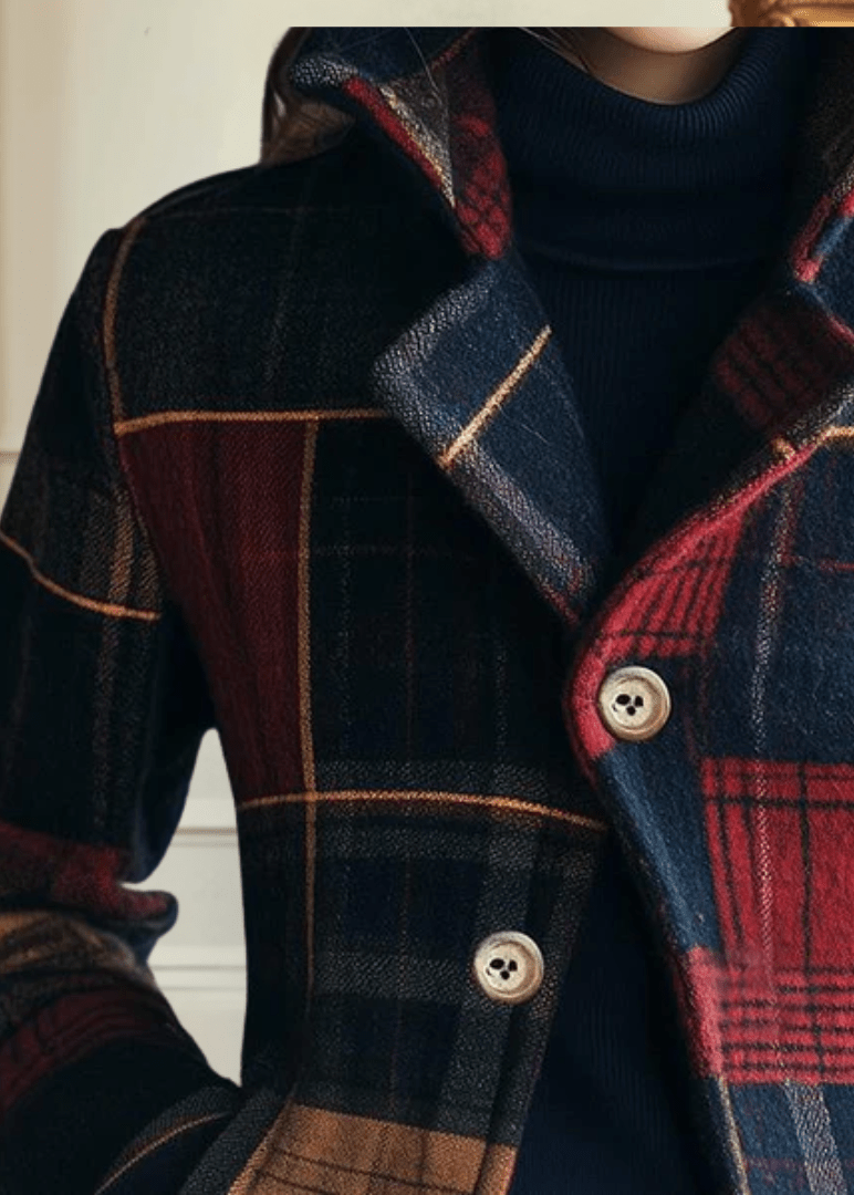 Jessica | Classic Plaid Wool Jacket
