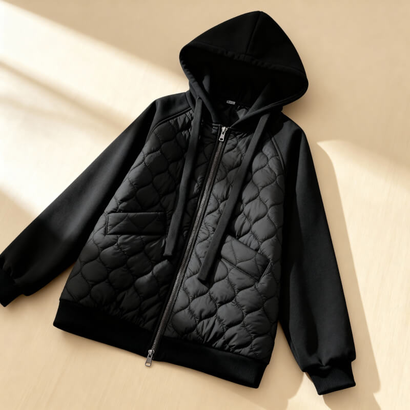 Amanda | Quilted Hoodie Jacket
