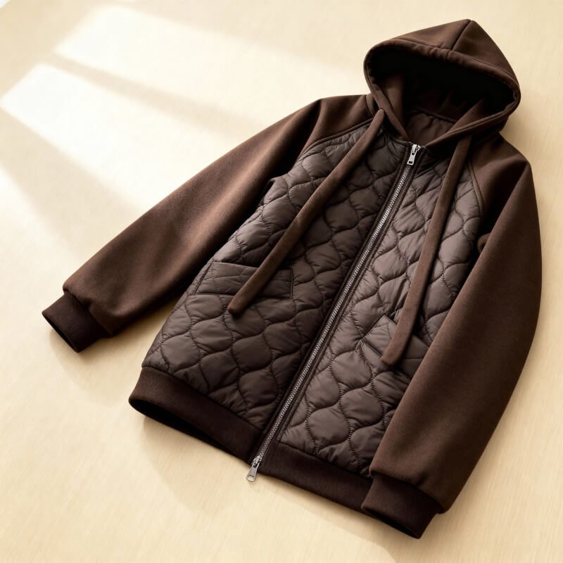 Amanda | Quilted Hoodie Jacket