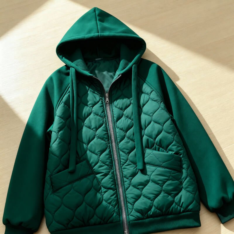 Amanda | Quilted Hoodie Jacket