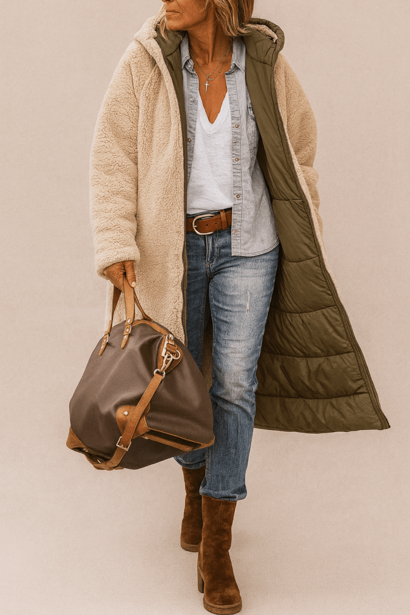 Kimberly | Soft Reversible Coat