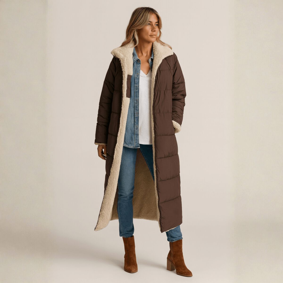 Kimberly | Soft Reversible Coat