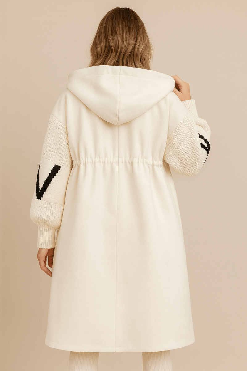 Rebecca | Knitted Hooded Long Coat